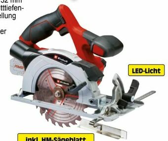 Zgonc Akku-Handkreissäge TE-CS 18/150 Li-Solo Angebot