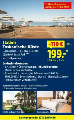 Lidl Italien Toskanische Küste Angebot