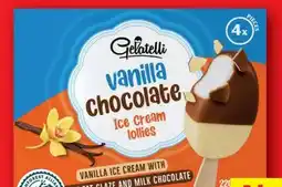 Lidl Gelatelli Vanille-Schoko Stieleis Angebot