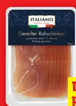 Lidl Italiamo Rohschinken Angebot