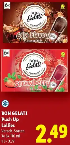 Lidl Bon Gelati Push Up Lollies Angebot