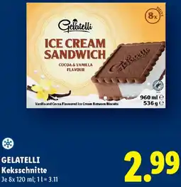 Lidl Gelatelli Keksschnitte Angebot