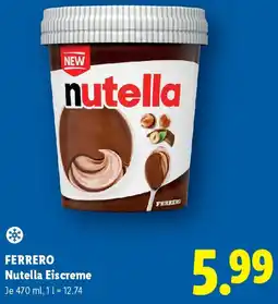 Lidl Ferrero Nutella Eiscreme Angebot