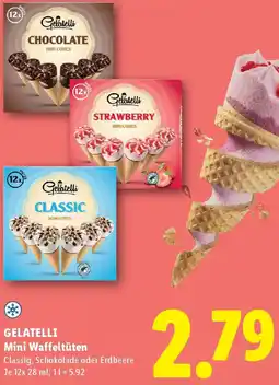 Lidl Gelatelli Mini Waffeltüten Angebot