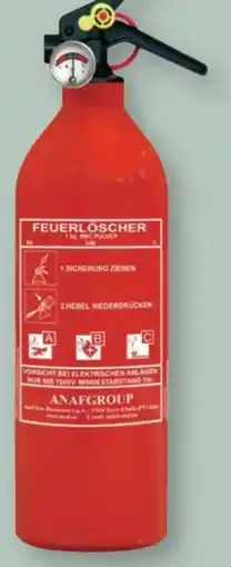 Lidl Anaf Group Pulver-Feuerlöscher Angebot
