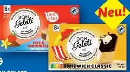 Lidl Bon Gelati Sandwich Eis Classic Angebot
