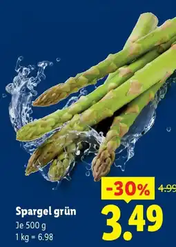 Lidl Spargel grün Angebot