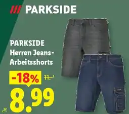 Lidl Parkside Herren Jeans- Arbeitsshorts Angebot