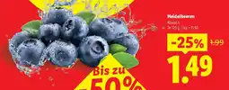 Lidl Heidelbeeren Klasse I Angebot