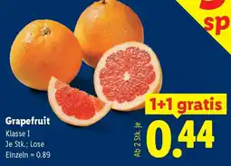 Lidl Grapefruit Klasse I Angebot