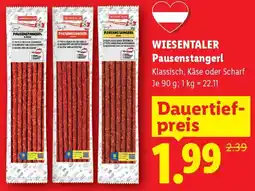 Lidl Wiesentaler Pausenstangerl Angebot