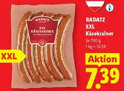 Lidl Radatz XXL Käsekrainer Angebot