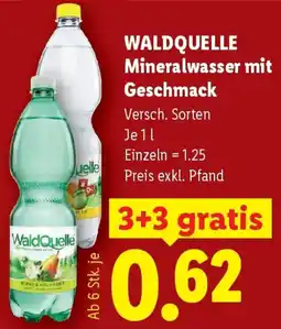 Lidl WALDQUELLE Mineralwasser mit Geschmack Angebot