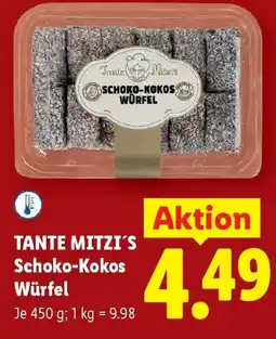 Lidl Tante mitzi's schoko-kokos würfel Angebot