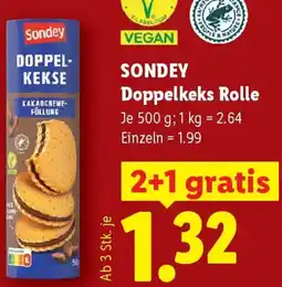 Lidl Sondey Doppelkeks Rolle Angebot
