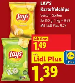 Lidl Lay's Kartoffelchips Angebot