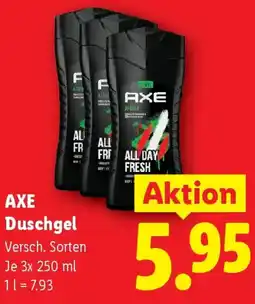 Lidl Axe duschgel Angebot