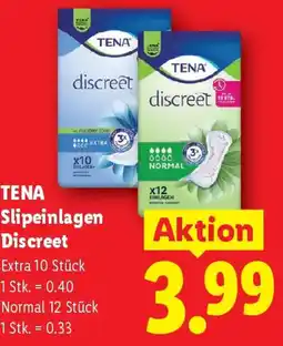 Lidl Tena Slipeinlagen Discreet Angebot
