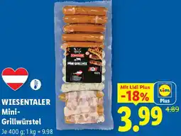 Lidl Wiesentaler Mini- Grillwürstel Angebot