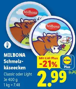 Lidl Milbona Schmelz- käseecken Angebot