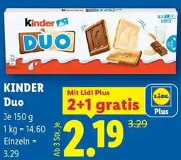 Lidl Kinder Duo Angebot