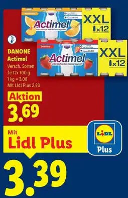 Lidl DANONE Actimel Angebot