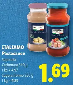 Lidl Italiamo Pastasauce Angebot