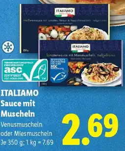 Lidl Italiamo Sauce mit Muscheln Angebot