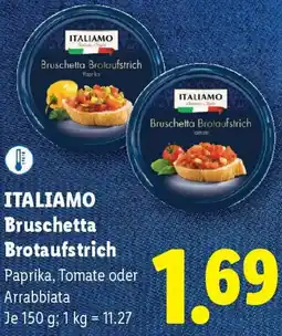 Lidl ITALIAMO Bruschetta Brotaufstrich Angebot