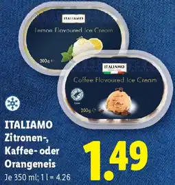 Lidl Italiamo zitronen-, kaffee- oder orangeneis Angebot