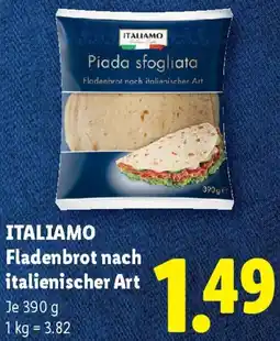 Lidl Italiamo Fladenbrot nach italienischer Art Angebot