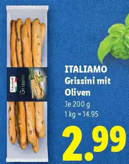Lidl Italiamo grissini mit oliven Angebot