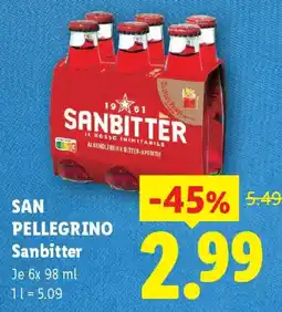 Lidl San pellegrino sanbitter Angebot