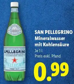 Lidl San pellegrino mineralwasser mit kohlensäure Angebot