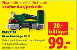 Lidl Parkside Akku-Bandsäge Angebot