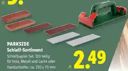 Lidl Parkside Schleif-Sortiment Angebot