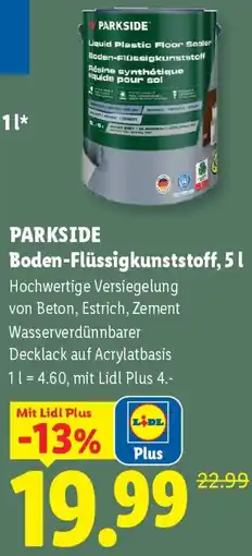 Lidl Parkside Boden-Flüssigkunststoff Angebot