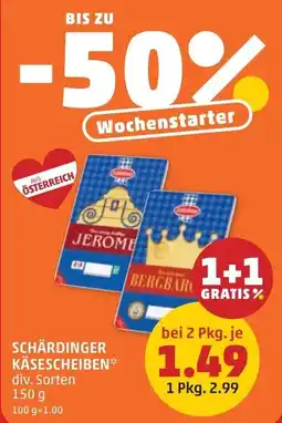 PENNY Schärdinger käsescheiben Angebot