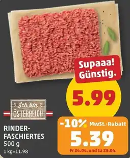 PENNY Rinder- faschiertes Angebot