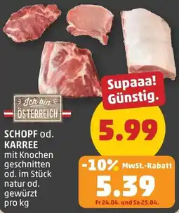 PENNY Schopf od. karree Angebot