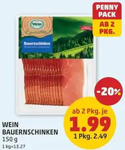 PENNY Wein Bauernschinken Angebot