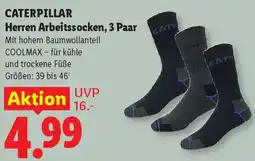 Lidl Caterpillar Herren Arbeitssocken Angebot