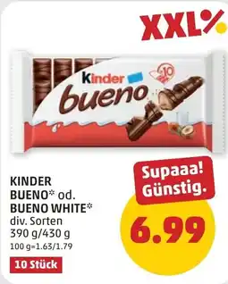 PENNY Kinder bueno od. bueno white Angebot