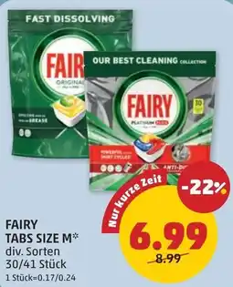 PENNY Fairy tabs size m Angebot