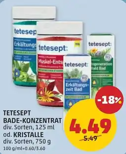 PENNY Tetesept bade-konzentrat od. kristalle Angebot