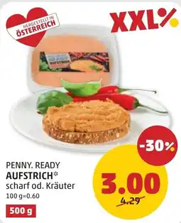 PENNY Penny. ready aufstrich scharf od. kräuter Angebot