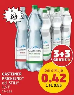 PENNY Gasteiner prickelnd od. still Angebot