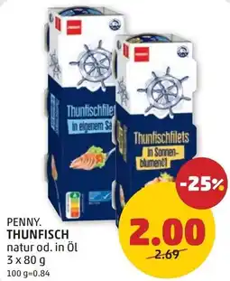 PENNY Penny. thunfisch natur od. in öl Angebot