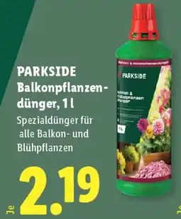 Lidl PARKSIDE Balkonpflanzen- dünger Angebot