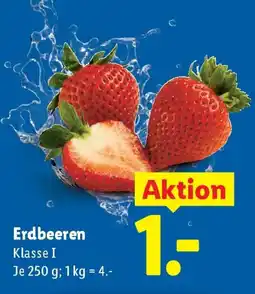 Lidl Erdbeeren Klasse I Angebot